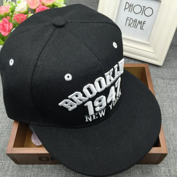 1947 Gorra de béisbol estilo Brooklyn Gorra deportiva Gorras Planas Gorras Snapback Sombreros de Hip Hop de Nueva York Snapbacks Casquette Polo Cap2110