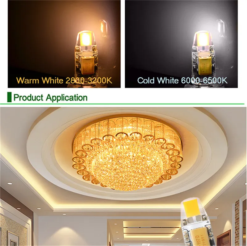 Bulbe LED G4 COB 2W 20W BULBE HALOGE REMPLACE AC DC 12 VOLT PASSE 3000K WHITE 3000K EN 50246T