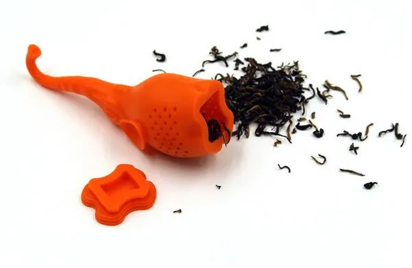 Sala da pranzo Teiera Teiera Cute Elephant Silicone Tea Infusore filtro Teiera il tè Caffè Drinkware XB1
