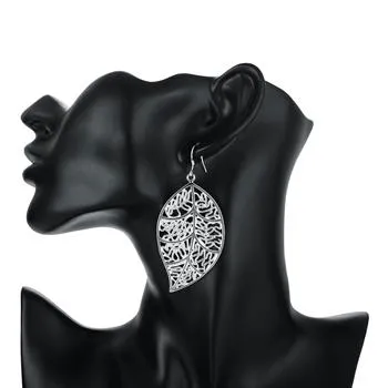 Venda por atacado - menor preço de presente de Natal 925 Sterling Silver Fashion Earrings E128