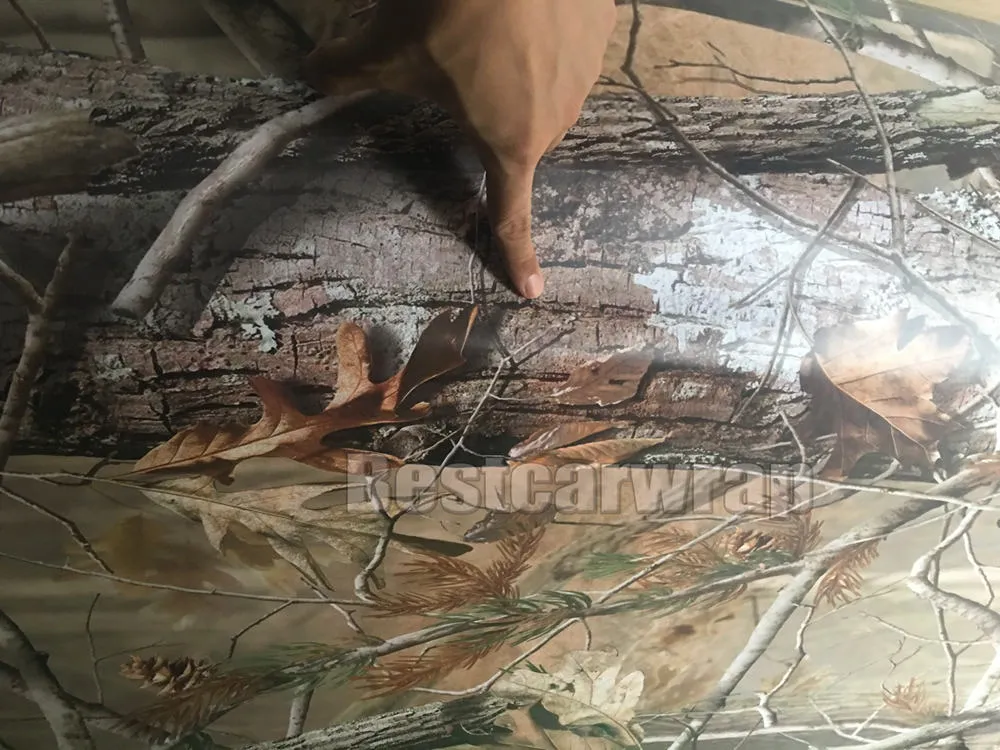 RealTree Camo Vinyl Wrap Mossy oak Tree Leaf Camouflage Car Wrap TRUCK CAMO TREE PRINT DUCK graphics design size 1.52 x 30m/Roll