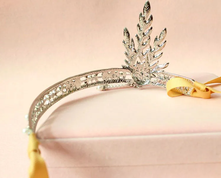 The Great Gatsby Hair Accessories Crystals Pearl Tassels Hair Hoop Headband Hair Jewelry Wedding Bridal Tiara Hairband