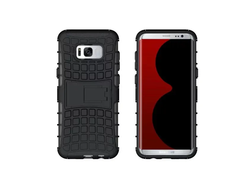 For Samsung Galaxy S6 S7 S8 S8 plus Case 3D Smart Armor Tire Texture with Phone Case for Samsung Note 8 J1 J5 J7 A5 2017 Back Cover silicone