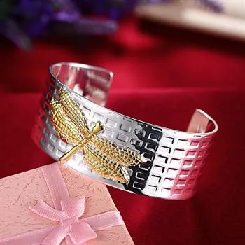 Vente en gros - Le plus bas prix au détail cadeau de Noël, livraison gratuite, nouvelle mode argent 925 Bracelet B74