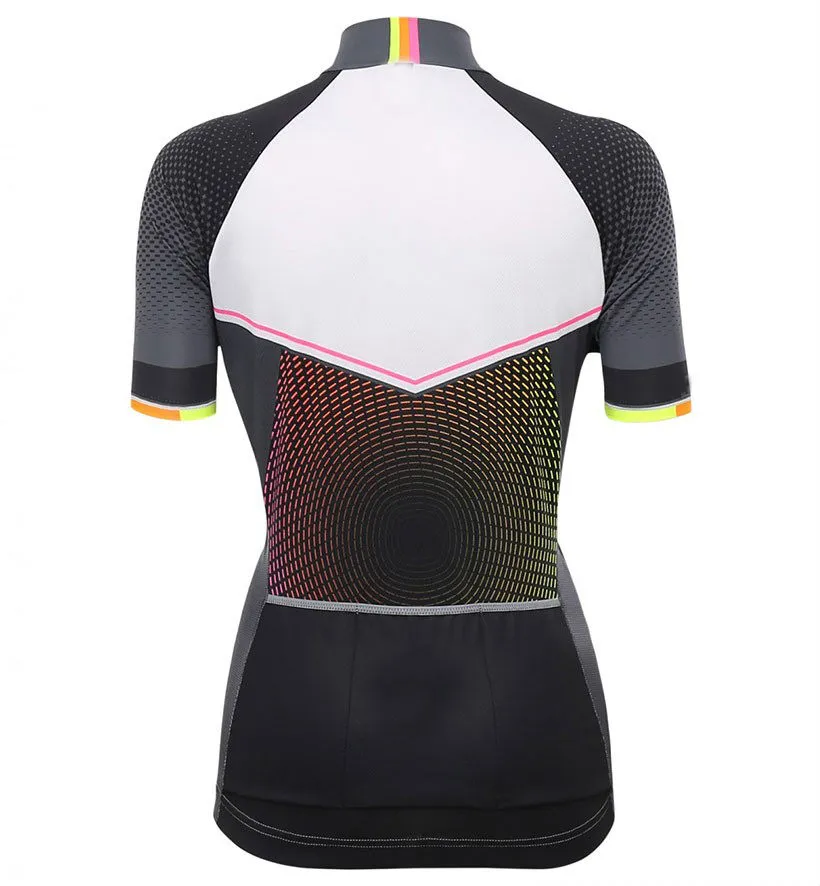 Kobiety Black Pro Team Jersey i BIB Shorts Oddychane Ropa Ciclismo Mujer Mtb Munforms Tun Cycliste Pro 20222502