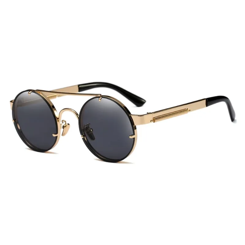 ODDKARD lunettes de soleil Steampunk modernes pour hommes et femmes marque concepteur lunettes de soleil rondes de mode Oculos de sol UV400232b