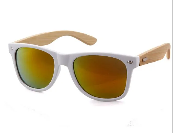 2017 Nouvelle marque Designer Bamboo verres de soleil Femmes hommes Lunettes de soleil Lunettes en bois de haute qualité 272p