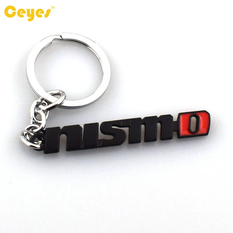 3D Metal Car Key Chain Keyrings case NISMO Emblem for nissan qashqai juke x-trail tiida t32 almera Key holder Car Accessories Styling