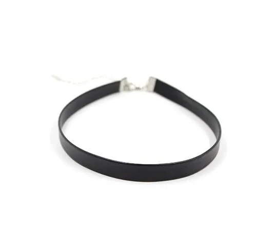 10st Black Leather Chokers Halsbandsladdtråd för DIY Craft Fashion Jewelry Gift W23273B