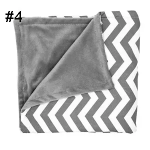 Ins New Baby  Minky Blankets Infant Wave Striped Swaddle Wrap Newborn Swaddling Fashion Stroller Manual Blanket Nursery Bedding