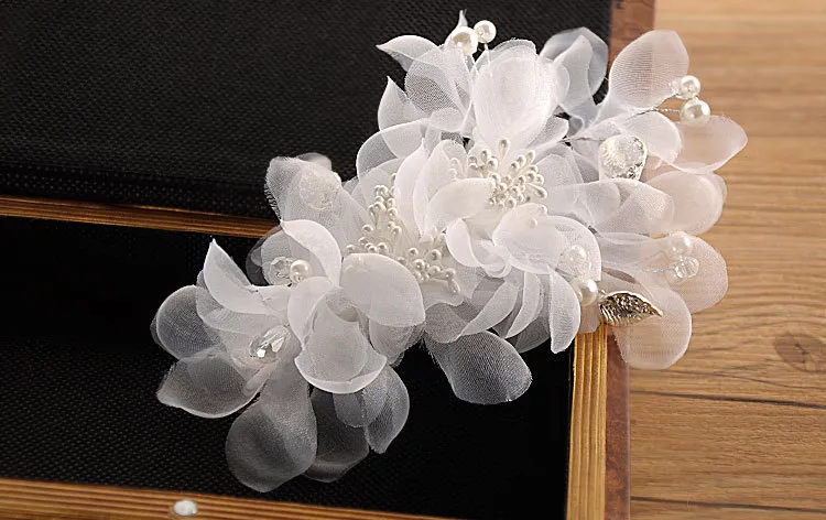 bridal headpiece headpieces for wedding flower girl hair accessories whole bridal wedding hair accessories silk flower party d261i