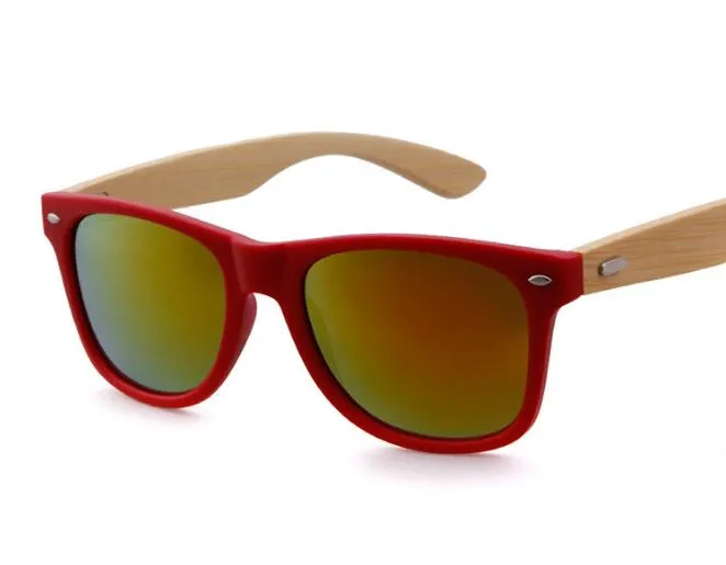 2017 Nouvelle marque Designer Bamboo verres de soleil Femmes hommes Lunettes de soleil Lunettes en bois de haute qualité 272p