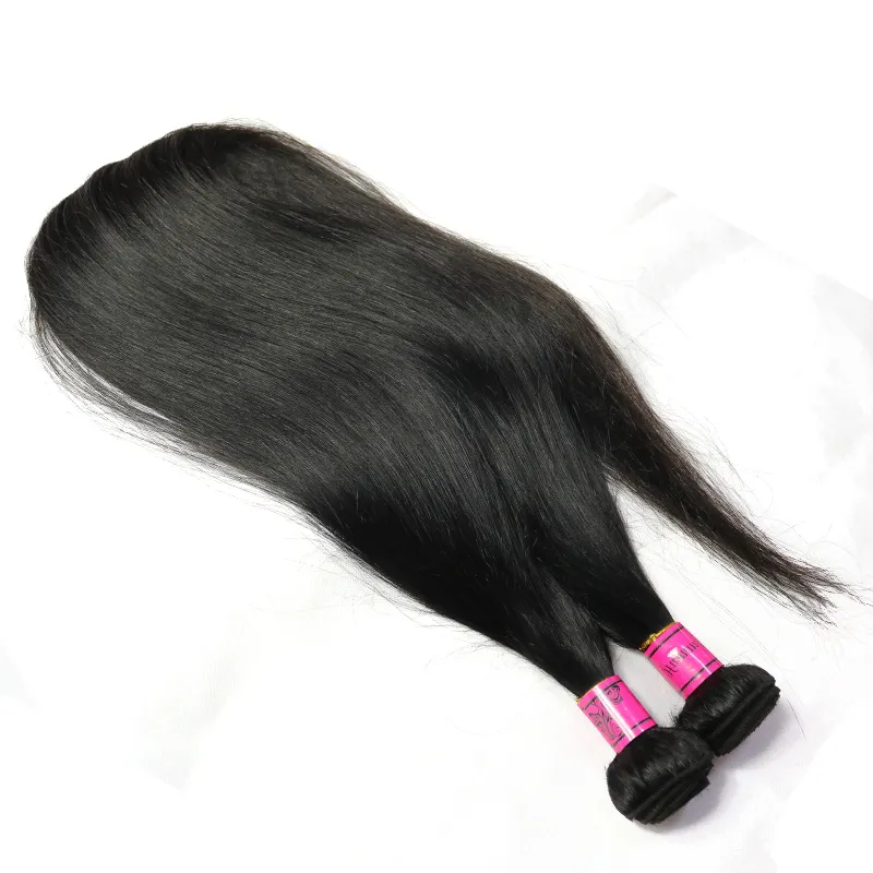 Fastyle Long Straight Brazilian Virgin Human Hair Weave 28 30 32 34 36 38 40inch Human Hair Bundles Remy Hair Extensions