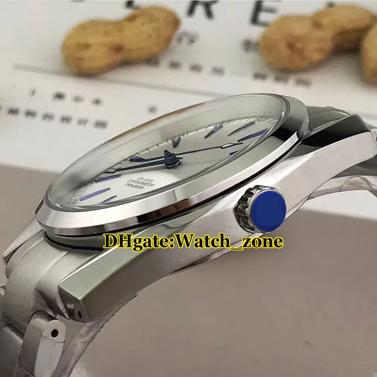 Nieuwe 40mm AQUA TERRA 150M automatisch herenhorloge witte wijzerplaat 231 90 39 21 04 001 zilveren kast roestvrijstalen armband herenhorloges250Z