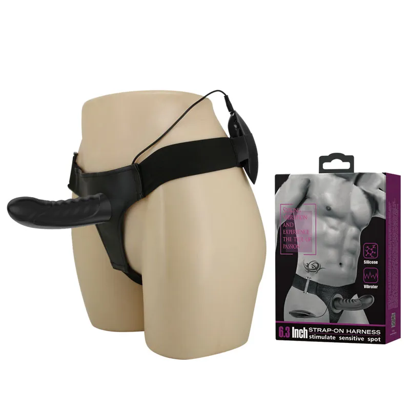 Sexo multi velocidade strapon vibrador vibrador wearable oco pênis cuecas lésbica cinta no chicote dildo galo adulto brinquedos para mulheres homens y18100802