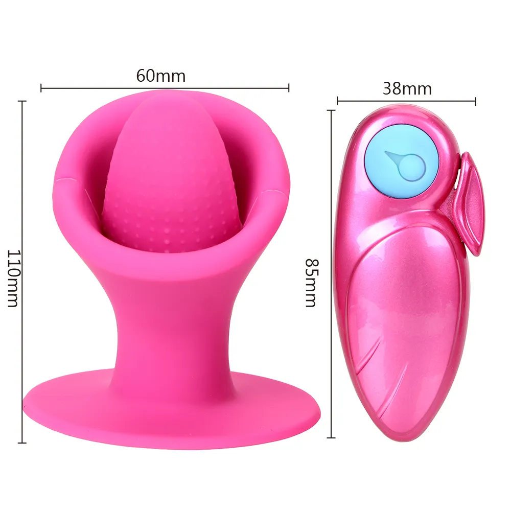 IKOKY Tongvibrator Zuigen Likken 10 Speed Tepel Clitoris Stimulator Orale Seks Stimulator Vrouwelijke Masturbator Speeltjes voor Vrouwen S182465975