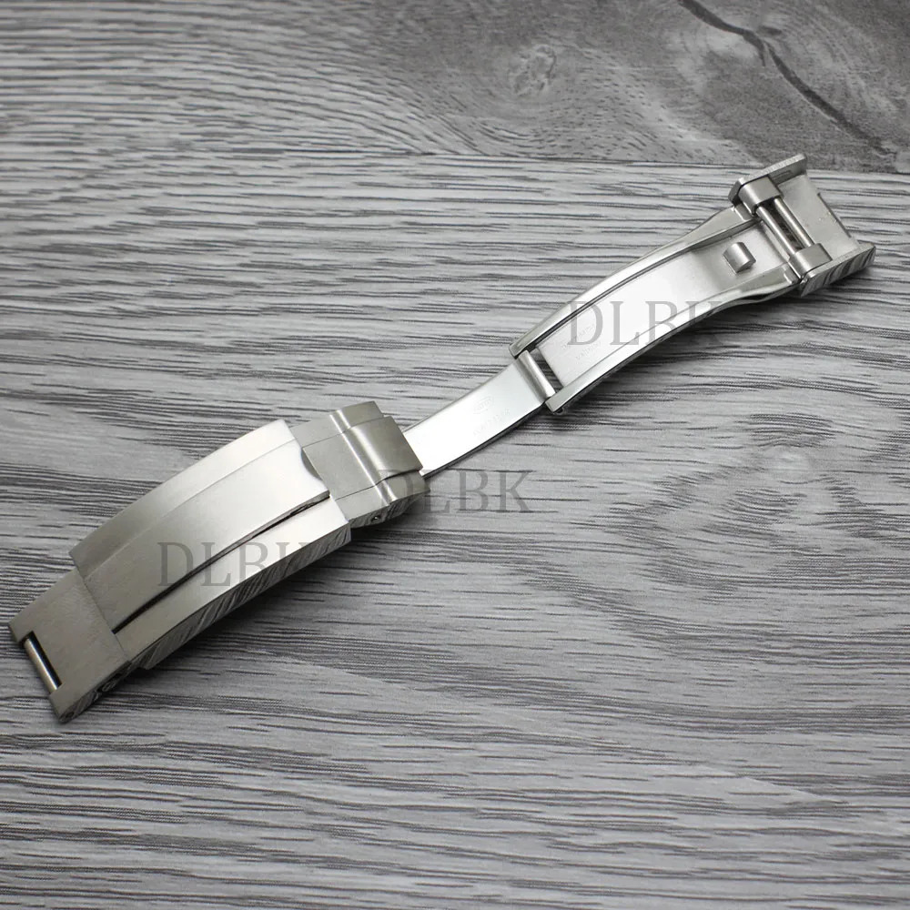 9mm X 9mm New High Quality Stainless Steel Watch Band Strap Buckle Deployment Clasp for Role Band212Y