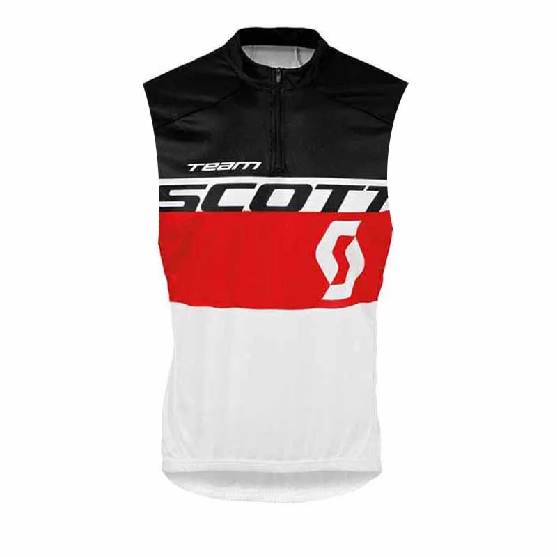 SCOTT Team cycling Sleeveless Jersey mtb Bike Tops Road Racing Vest Outdoor Sports Uniform Summer Breathable Bicycle Shirts Ropa C309E