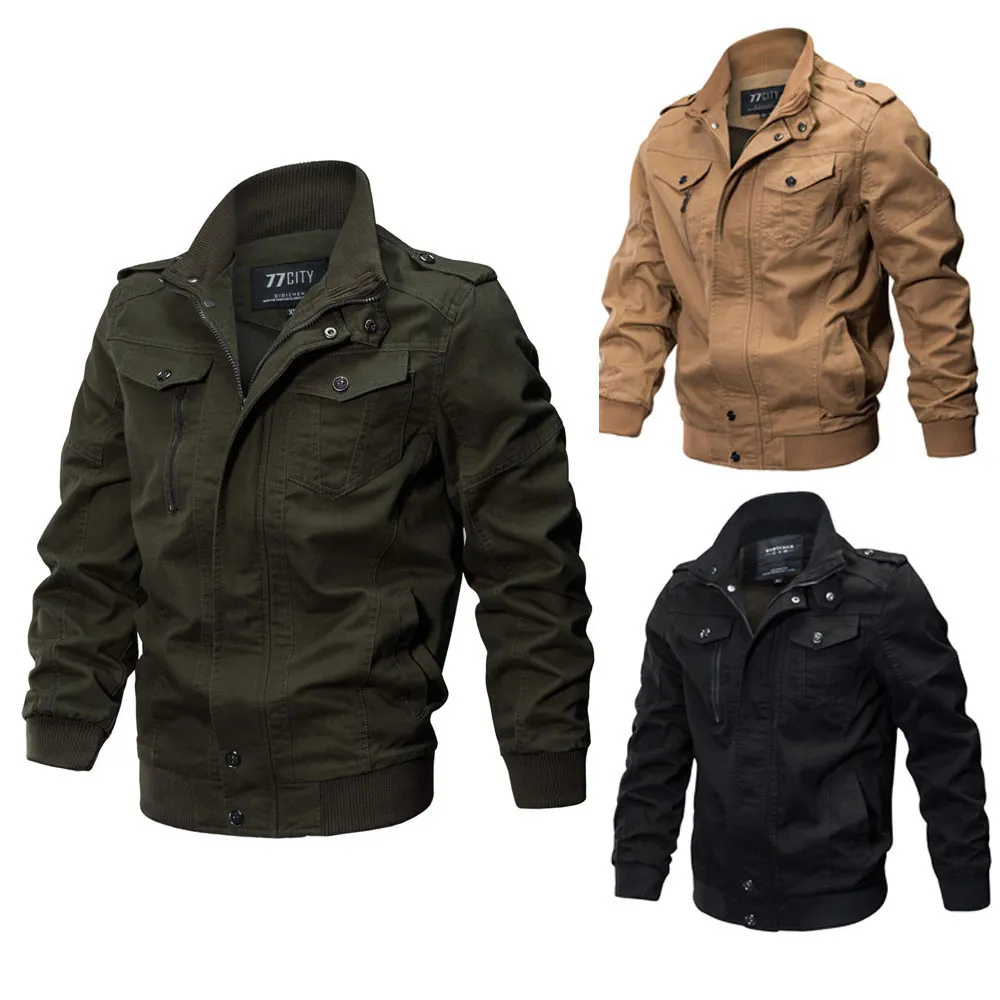 Feitong Jacken Herren Kleidung Mantel Militär Bomber Herren Jacken Taktische Oberbekleidung Atmungsaktive leichte Windjacke Plus Size Jacken C18111301