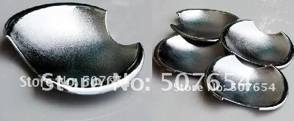 High quality ABS chrome car door handle decoration guard cover+door handle decorative guard bowl for NISSAN Qashqai 2008-2012