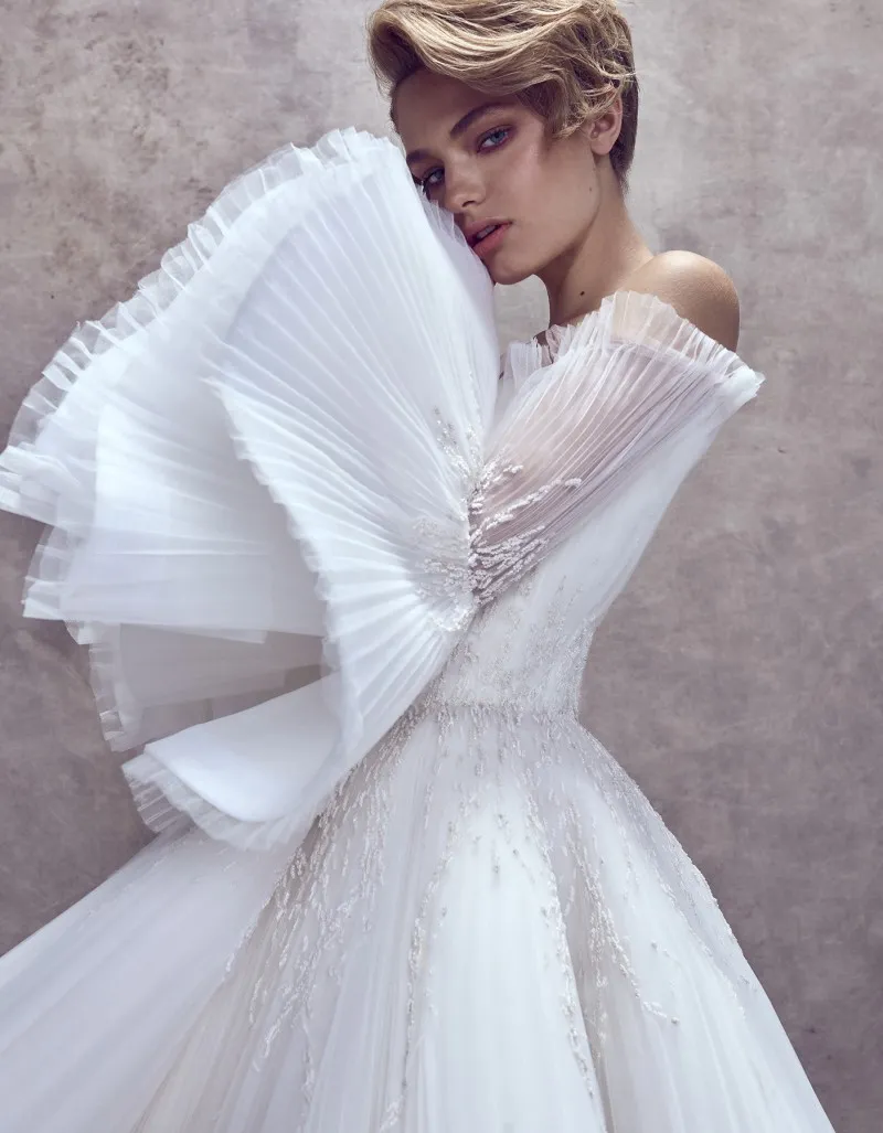 ashi studio boho short wedding dresses high low lace appliqued off the shoulder ruffles bridal gowns vestido de novia