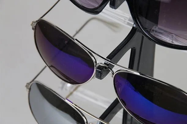 partia ładne 5 warstw plastikowe okulary przeciwsłoneczne okulary okulary wystawowe stojak na stojak biżuterii