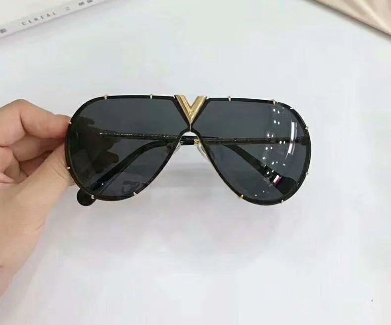 남자를위한 클래식 파일럿 선글라스 골드 그레이 음영 Sonnenbrille 패션 태양 안경 Gafas de Sol box246c