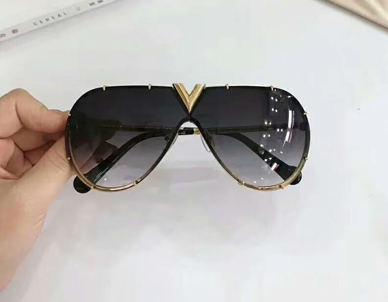 Klassieke pilotenzonnebril voor heren goudgrijs schaduwrijke Sonnenbrille mode zonnebril Gafas de sol Nieuw met box279n