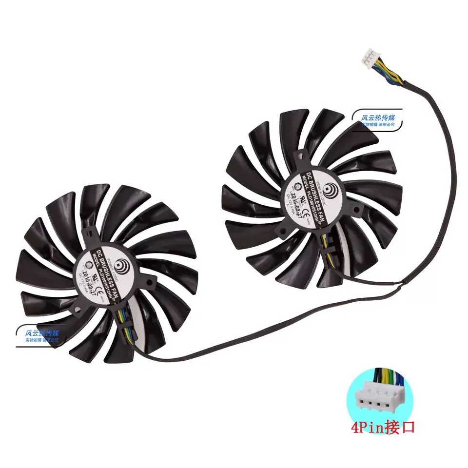 New Original for MSI GTX1080Ti/1080/1070Ti/1070/1060 ARMOR Graphics card cooling fan PLD10010S12HH 12V 0.40A