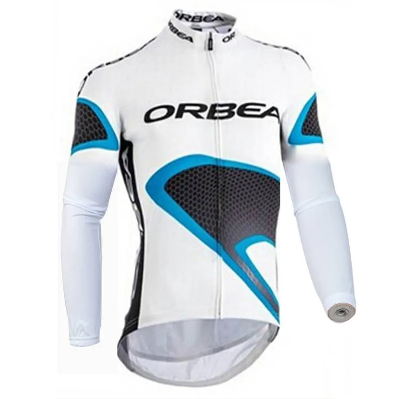 orbea pro team Long Sleeve Cycling Jersey Mens mountain Bike shirt racing Clothing breathable MTB bicycle tops outdoor sports unif290p