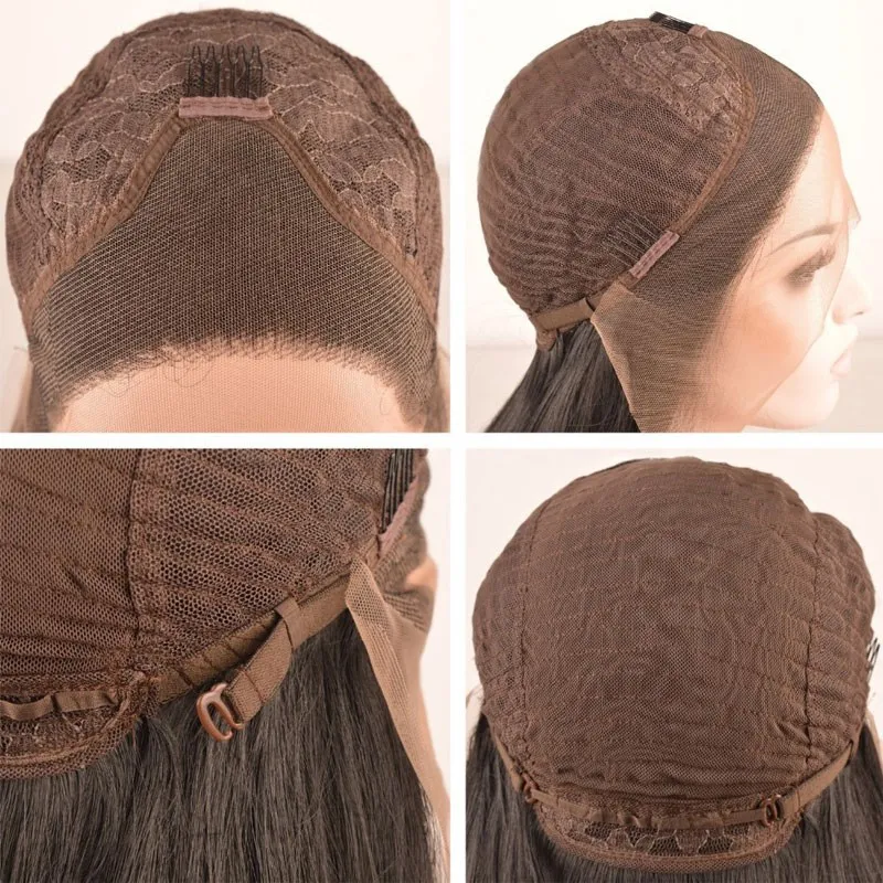 Stock black /brown/blonde Synthetic Braided Lace Front Wigs For Black Women Heat Resistant full Braid Wigs Premium Braided Box Braids Wig