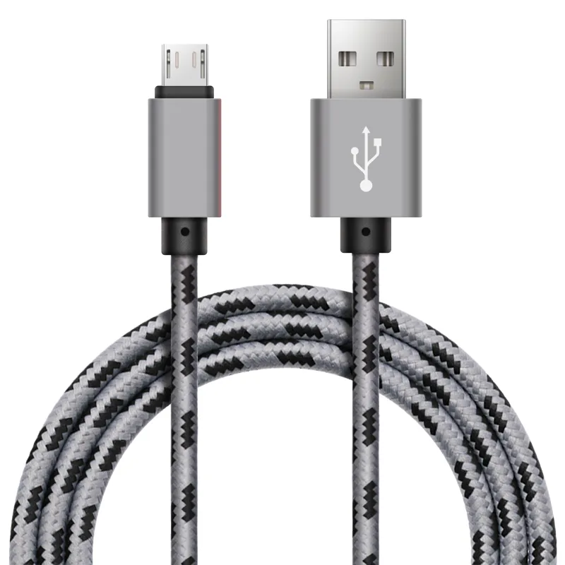 25CM 1M 2M 3M 10FT Cabos de Carregamento Rápido Micro USB Tipo-C Cabo de Dados Fio de Carregamento Para Samsung Huawei Phone Android Cabo Carregador