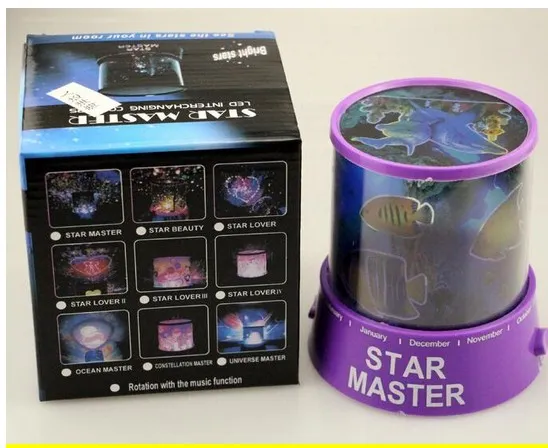 Lâmpada de projector Star Música Rotativa LED estrela Iraqi Projector