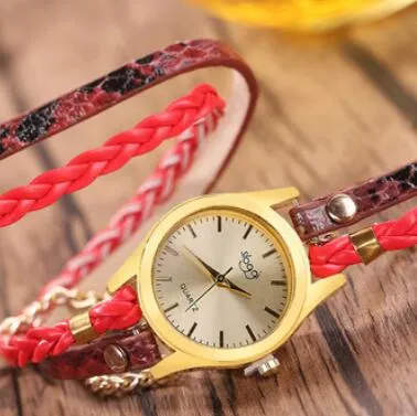 jewelry bracelets watch for women twine weave serpentine quartze watch fashion of 264Q