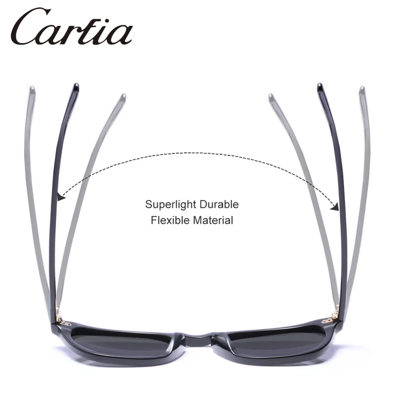 Óculos de sol polarizados 5356 quadrados maiores copos de pernas maiores 50mm 3 cores UV400 Protection Sun Glasses for Men Women With Case256y