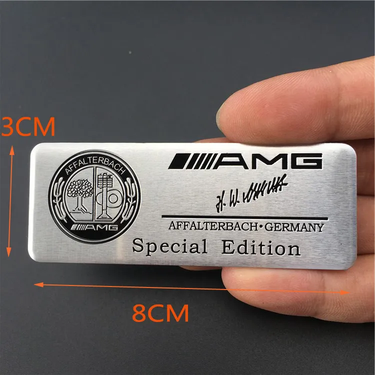 Mercedes Benz Special Edition Affalterbach Germany Amg Logo Badge Brand Fender Emblem Sticker Decal