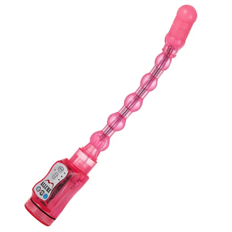 12 modalità vibrazione perline anali impermeabili giocattolo del sesso anale / figa / seno gelatina g spot vibratore prodotto del sesso Y18102606