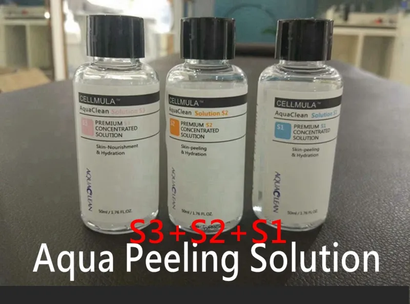 Aqua Peeling Solution 50ml Bottle Hydra Dermabrasion Facial Serum Cleansing For Normal Skin DHL free delivery