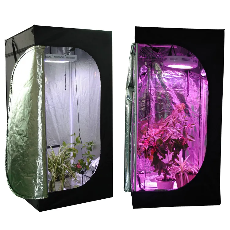 Cultivez des lumières réfléchissantes Mylar tente de culture étanche salle de plante verte avec fenêtre d'observation et plateau de sol pour fleurs d'intérieur Plan2526