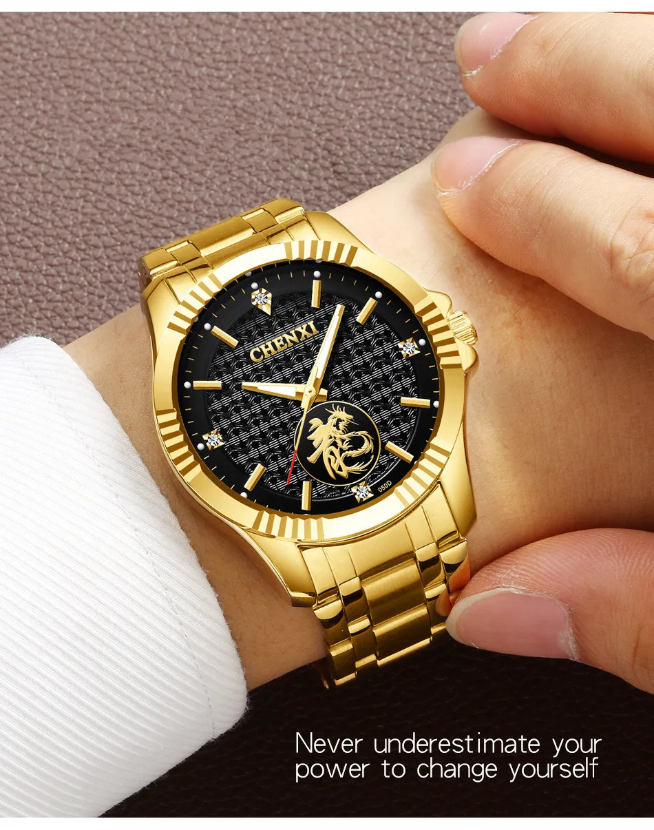 Nieuw roestvrij staal hoogwaardig luxe herenhorloge business casual heren sportkalender waterdicht quartz horloge cadeau t282k