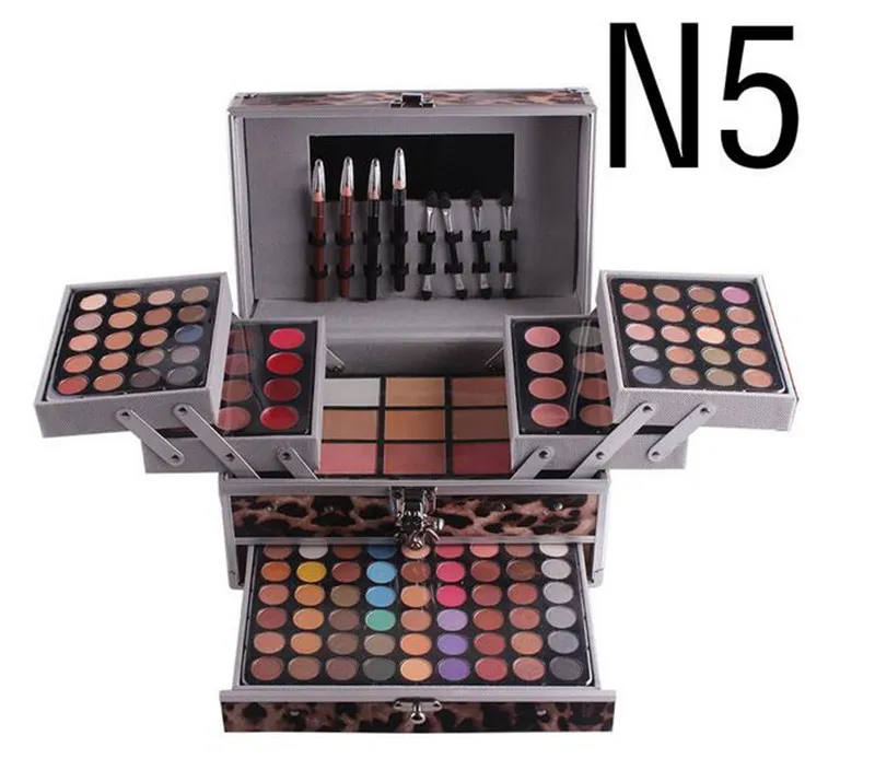 MISS ROSE Professional Face Makeup Palette Sets matte&shimmer eyeshadow Concealer Brightening waterproof foundation makeup kit DHL free