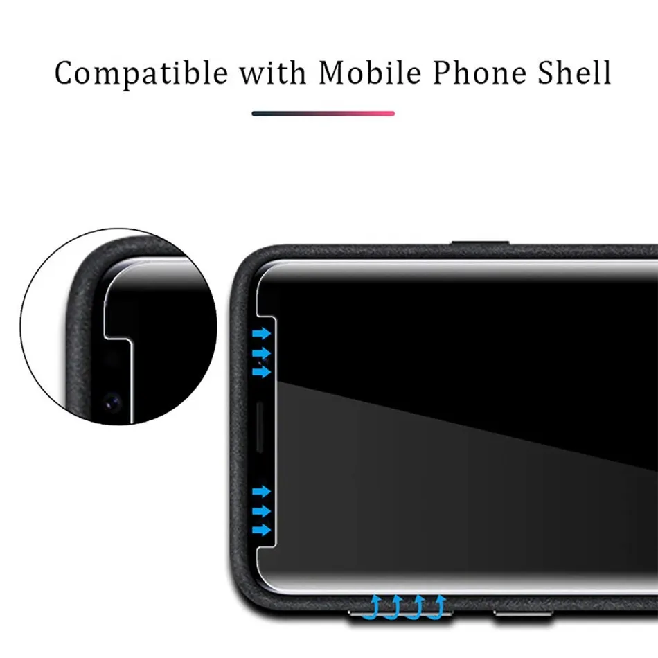UV Screen Protectors Tempered Glass For Samsung Galaxy S20 Ultra S10 Note 20 Pro 10 9 S8 Plus Iphone 11 Pro Max Full Liquid Glue