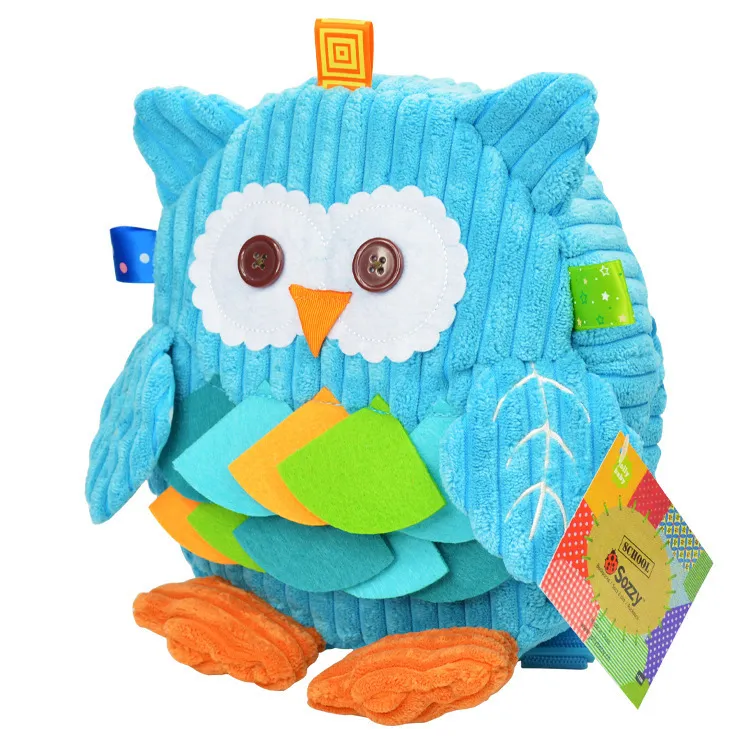 Prix usine en gros 25 cm enfants SOZZY enfants cadeau belle bande dessinée animaux sacs à dos bébé en peluche sac à bandoulière