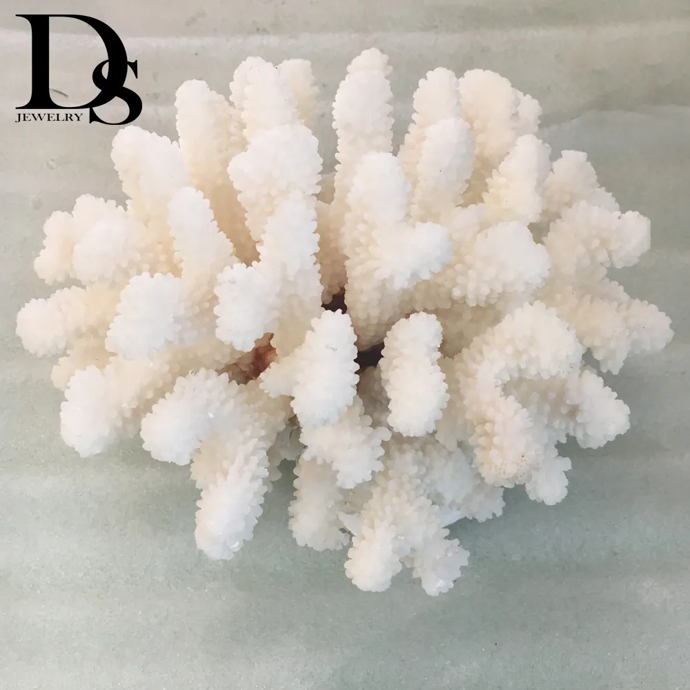 14-16cm 100% Natural Coral Sea White Coral Tree White Coral Aquarium Landscaping Home Furnishing Ornaments Home Decoration169I