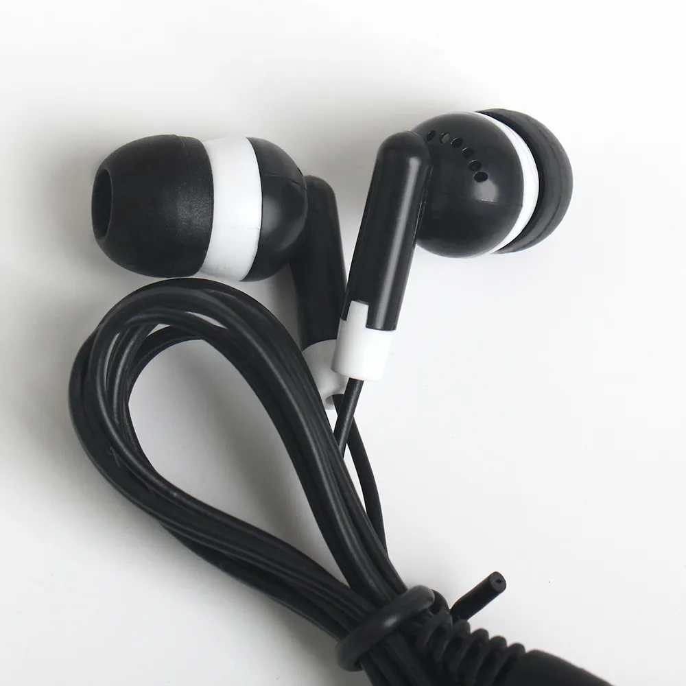 使い捨ての低コスト3.5mmの耳のイヤホンのヘッドフォン、ホテル、ジムのためのヘッドフォン1回の使用ギフト