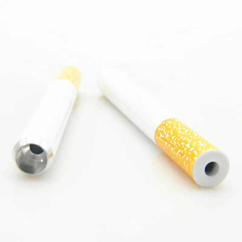 Pipa pipa da fumo Pipa pipa a mano tubi di metallo smerigliatrice di calabrone a forma di sigaretta di tabacco Spedizione gratuita