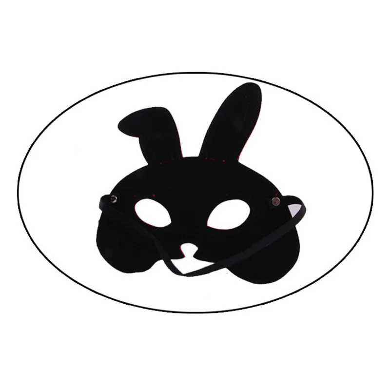 Morease Rabbit PU Leather Sexy Eye Mask Patch Giochi adulti Flirt Sex Toy Bdsm coppie Blindfold Bondage S924