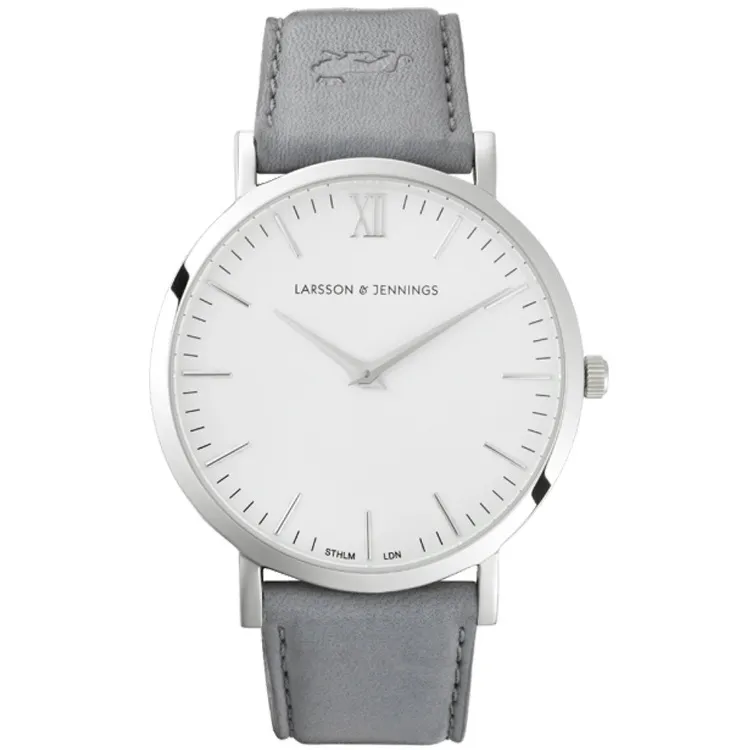 Nowe modne luksusowe zegarki dla kobiet Larsson Jennings Casual Dress Kwarcowy zegarek skórzany pasek ze stali nierdzewnej zegarki sportowe 265V