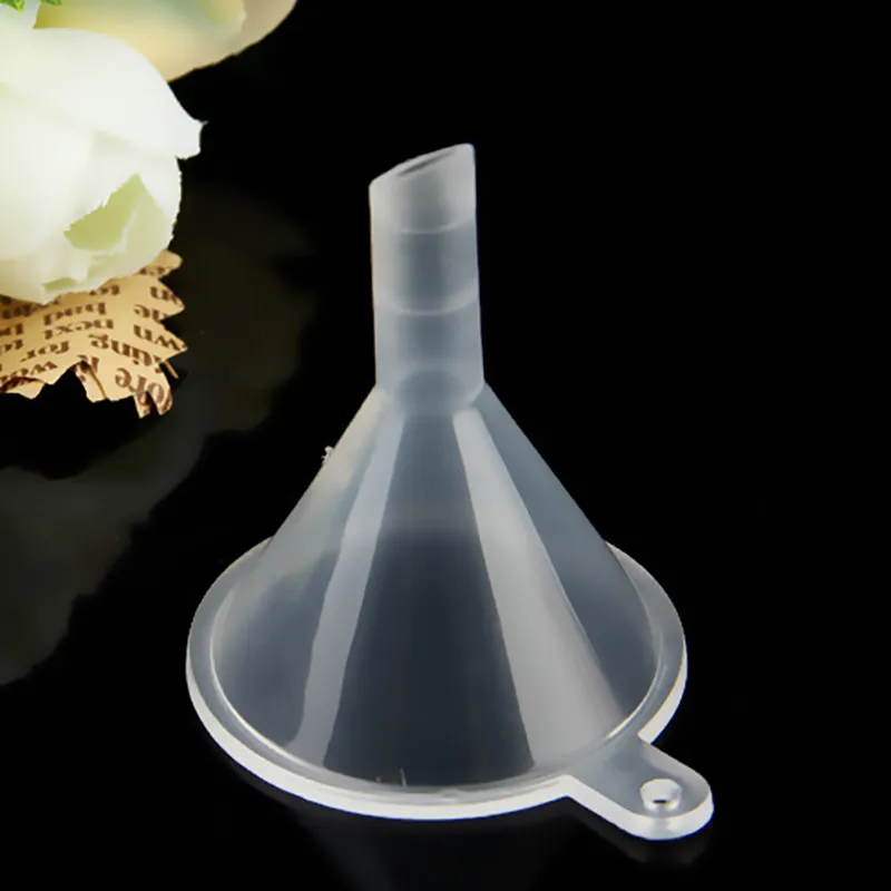Mini Small Funnels Liquid Transparen Perfume Liquid Essential Oil Filling Empty Bottle Packing Kitchen Bar Dining Tool WX9-328298W