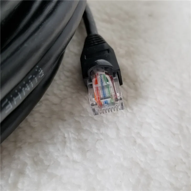 RJ45 CAT-5E شبكة Ethernet Cable الكابلات في الهواء الطلق 40M 0.5 مم 8-core من الأسلاك النحاسية خالية من الأكسجين ، جلود واقية مزدوجة